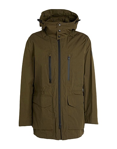 WOOLRICH Full-length jacket Military green 58% Polyester, 42% Cotton