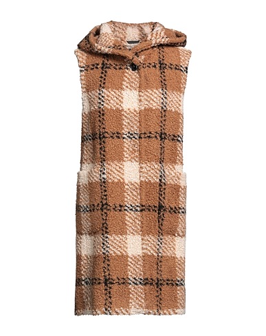CINZIA ROCCA Fausse fourrure Camel 57% Acrylique, 28% Polyester, 15% Laine vierge