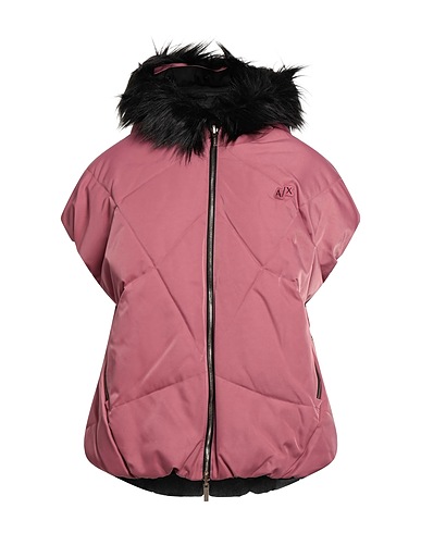 ARMANI EXCHANGE Shell jacket Antique rose 100% Polyester, Modacrylic, Acrylic