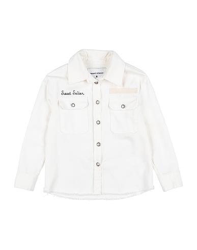 FRONT STREET 8 Giubbotto jeans Bianco 100% Cotone