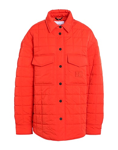 CALVIN KLEIN JEANS Shell jacket Orange 100% Recycled polyamide