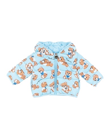 MOSCHINO BABY Piumino Celeste 100% Poliestere