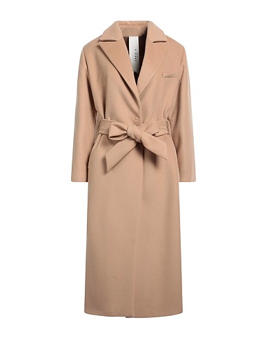 ANNIE P. コート サンド バージンウール 70% / ナイロン 20% / カシミヤ 10%