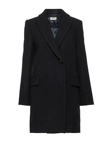 ZADIG&VOLTAIRE Coat Blue 75% Wool, 25% Polyamide