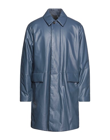 DUNHILL Coat Slate blue Lambskin