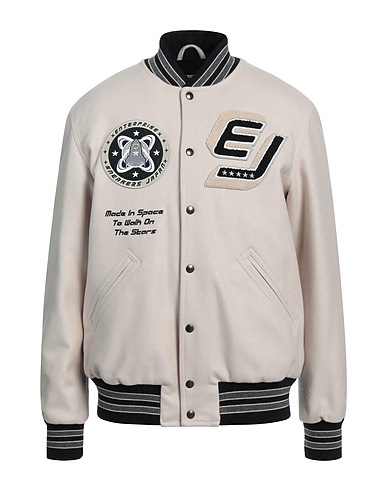 ENTERPRISE JAPAN Bomber Beige 70% Virgin Wool, 20% Polyamide, 10% Cashmere