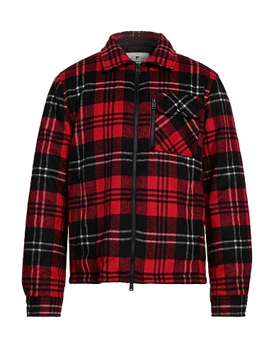 WOOLRICH Cazadora ARCHIVE Rojo 60% Lana, 35% Poliéster, 5% Poliamida