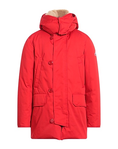 HOLUBAR Shell jacket Red 90% Cotton, 10% Polyurethane