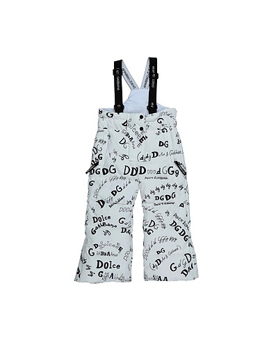 DOLCE & GABBANA Tute e abbigliamento neve Bianco 90% Poliestere, 10% Poliurea