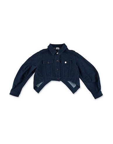 SIMONETTA Jacket 1R2A17D0028619 Blue 98% Cotton, 2% Elastane