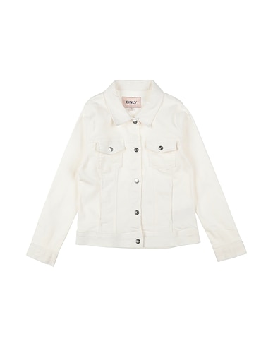 KIDS ONLY Denim jacket Off white 98% Cotton, 2% Elastane