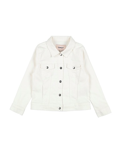 KIDS ONLY Denim jacket White 98% Cotton, 2% Elastane