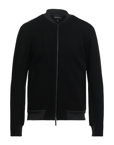 EMPORIO ARMANI Bomber Black 96% Viscose, 4% Elastane, Polyamide