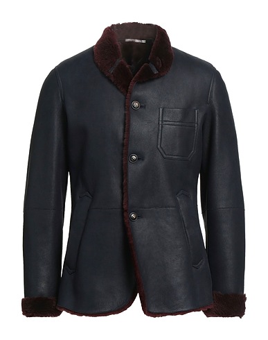 PAL ZILERI Coat Midnight blue 100% Lambskin