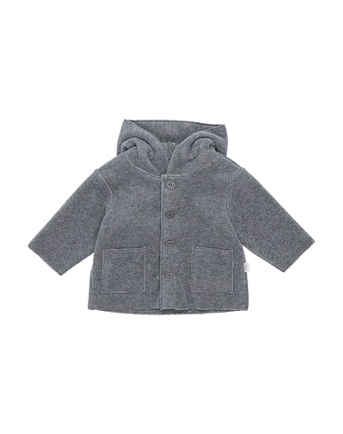 TEDDY & MINOU Coat Grey 70% Polyester, 30% Viscose