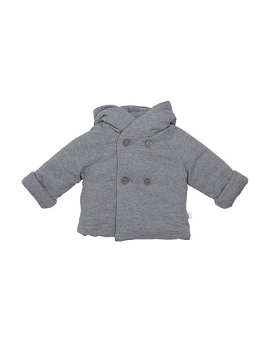 TEDDY & MINOU Double breasted pea coat Grey 94% Cotton, 6% Elastane
