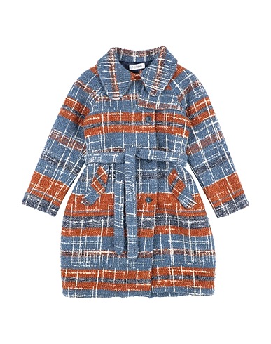ROCK'N LULLABY Coat Pastel blue 56% Cotton, 18% Acrylic, 15% Polyester, 11% Virgin Wool