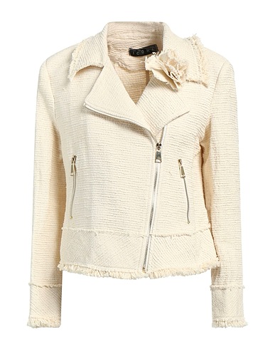 ICONA by KAOS Jacket Ivory 99% Cotton, 1% Polyamide