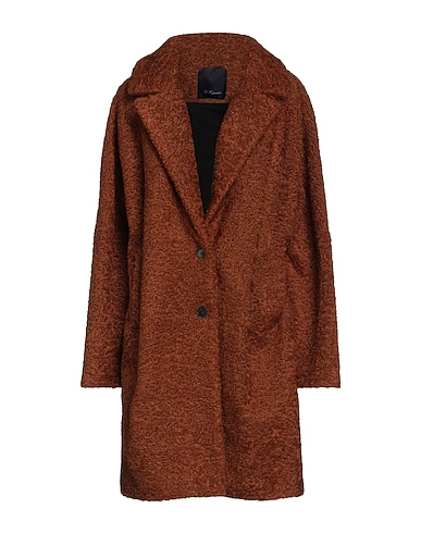 LES COPAINS Teddy Coat Tan 100% Polyester