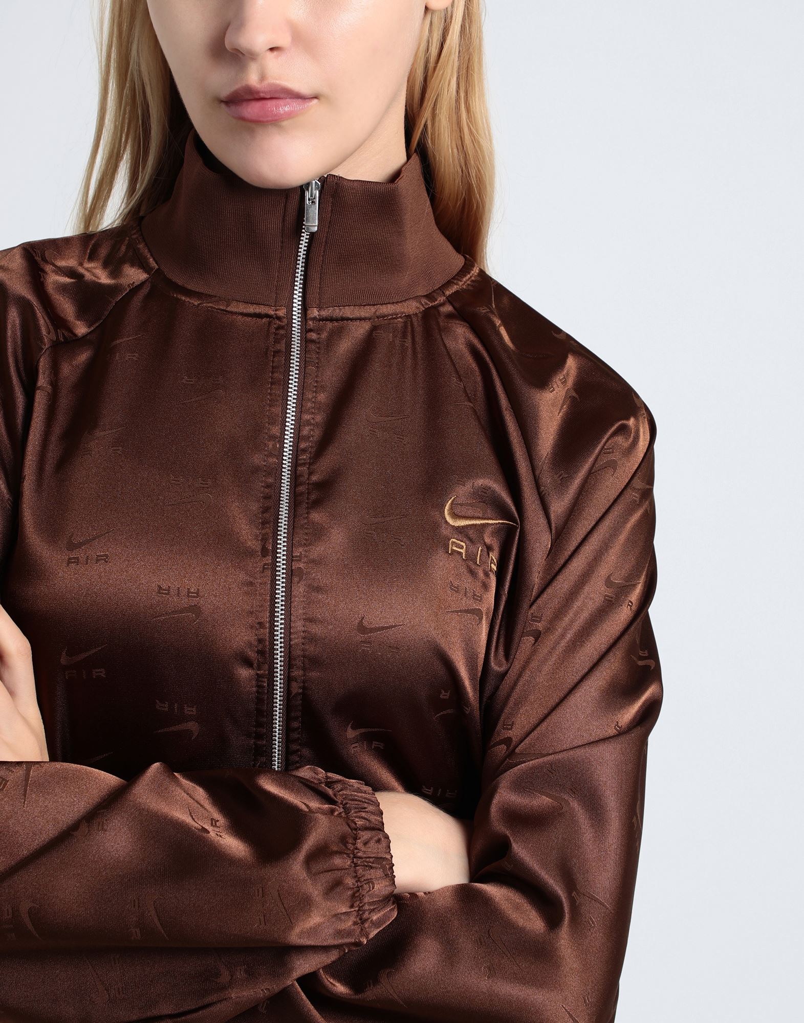 nike women's satin jacket
