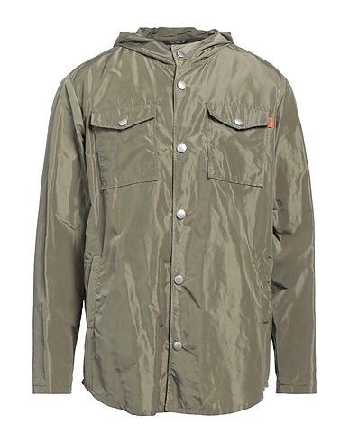 DANIELE ALESSANDRINI Full-length jacket Military green 100% Polyester