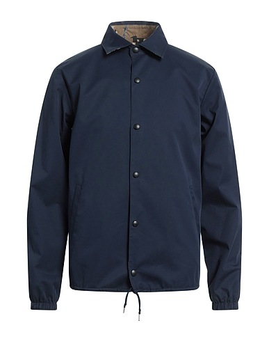 DANIELE ALESSANDRINI ライトコート ネイビー コットン 66% / ナイロン 31% / ポリウレタン 3%