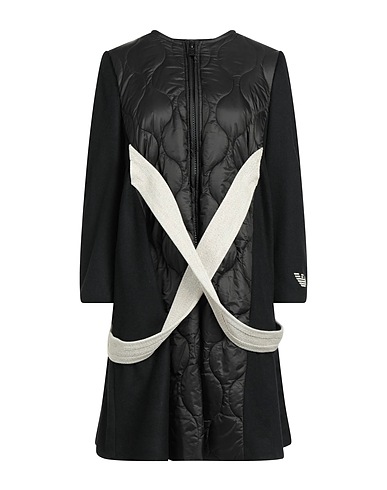 EMPORIO ARMANI Steppjacke Schwarz 70% Wolle, 15% Polyester, 10% Polyamid, 5% Andere Fasern, Leinen