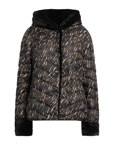 TOY G. Shell jacket Dark brown 100% Polyester