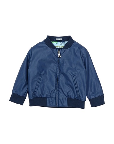 DANIELE ALESSANDRINI Bomber Midnight blue 100% Polyurethane