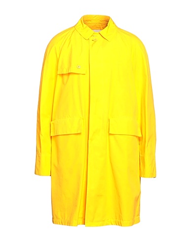 PALTÒ Full-length jacket Yellow 100% Cotton