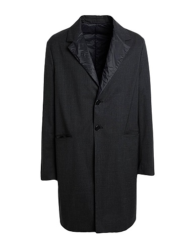 KARL LAGERFELD Coat CARA LOVES KARL
 Charcoal 54% Recycled polyester, 44% Wool, 2% Elastane
