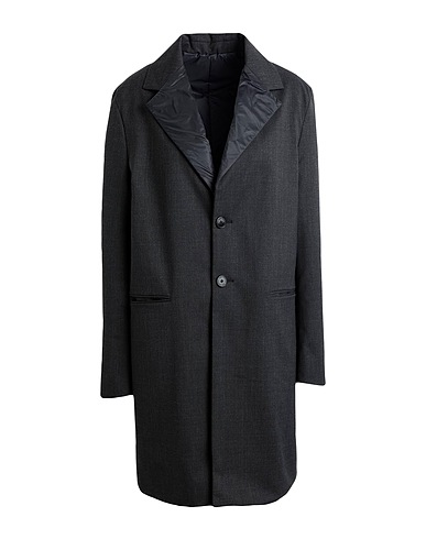 KARL LAGERFELD Coat CARA LOVES KARL
 Charcoal 54% Recycled polyester, 44% Wool, 2% Elastane