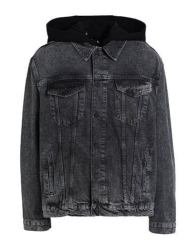 KARL LAGERFELD Denim jacket CARA LOVES KARL
 Black 58% Recycled cotton, 42% Refibra™