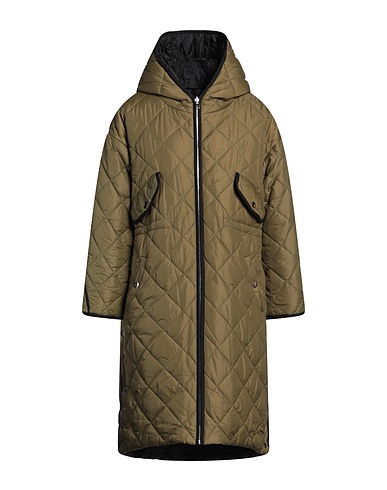 MAJE Cappotto Verde militare 100% Poliammide, Cotone