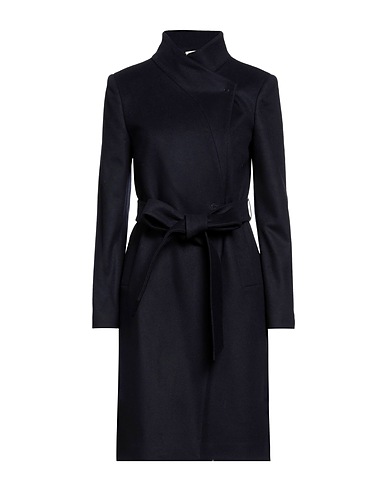 ANNIE P. Coat Midnight blue 70% Virgin Wool, 20% Polyamide, 10% Cashmere