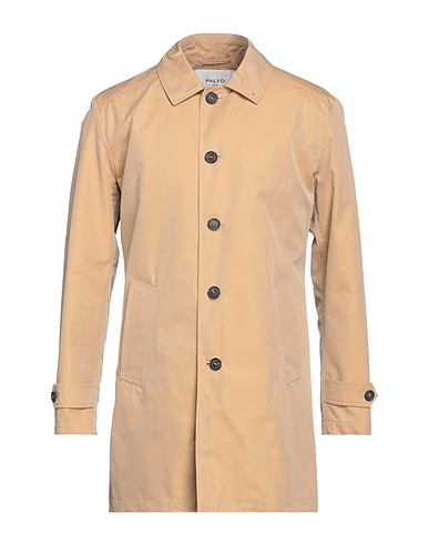 PALTÒ Full-length jacket Camel 100% Cotton
