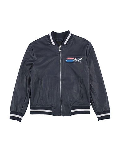 FRANKIE MORELLO Bomber Midnight blue 100% Polyurethane