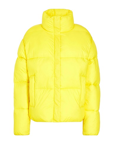 8 by YOOX Piumino RECYCLED NYLON ESSENTIAL DOWN JACKET Giallo 100% Poliammide riciclato