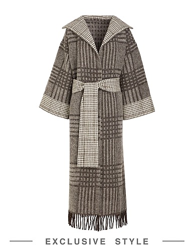 YOOX NET-A-PORTER for THE PRINCE'S FOUNDATION Coat Grey 100% Wool