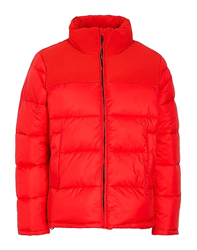 8 by YOOX Steppjacke RECYCLED NYLON PUFFER JACKET Rot 100% Recyceltes Polyamid