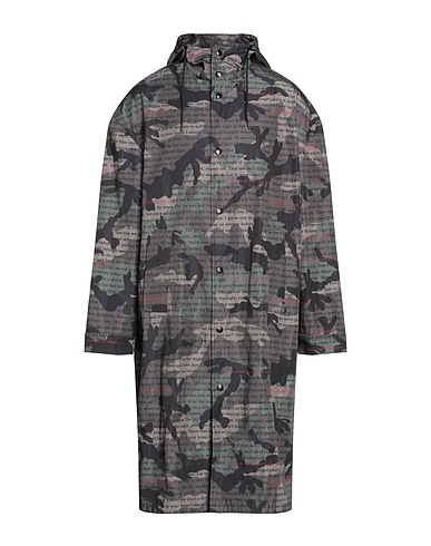 VALENTINO GARAVANI Full-length jacket Military green 100% Polyester