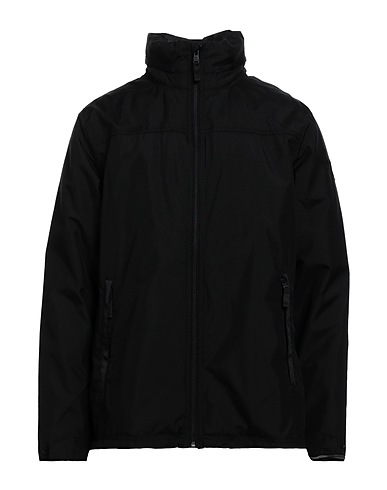 TIMBERLAND Jacket Black 100% Polyester, Bovine leather