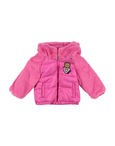 MOSCHINO BABY Teddy Coat Fucsia 100% Poliammide, Poliestere