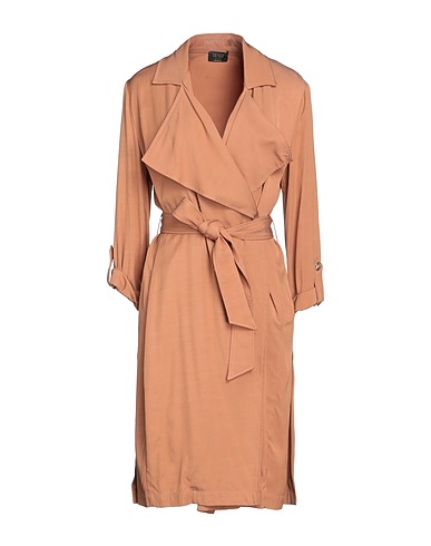 LIU •JO Full-length jacket Sand 100% Viscose