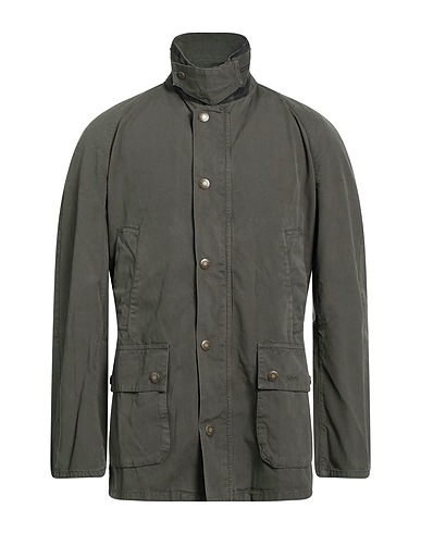 BARBOUR Jacket Military green 100% Cotton