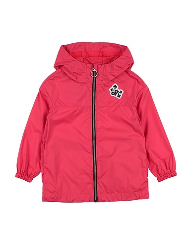 OFF-WHITE™ KIDS Full-length jacket Fuchsia 88% Polyester, 12% Polyurethane, PVC - Polyvinyl chloride