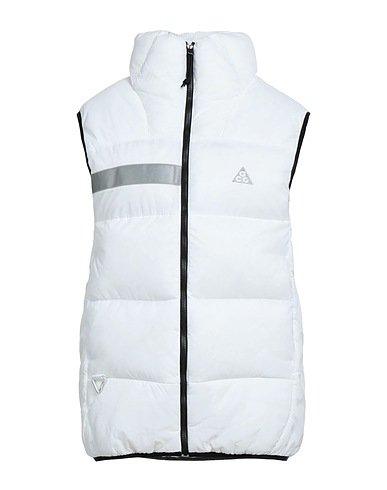 NIKE Shell jacket White 100% Polyamide, Polyester