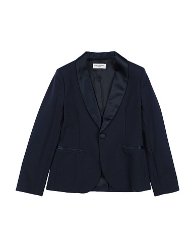 PAOLO PECORA Blazer Midnight blue 53% Cotton, 42% Polyamide, 5% Elastane