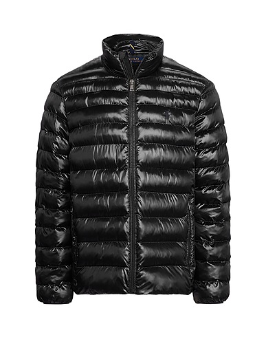 POLO RALPH LAUREN Shell  jacket PACKABLE WATER-REPELLENT JACKET
 Black 100% Recycled nylon