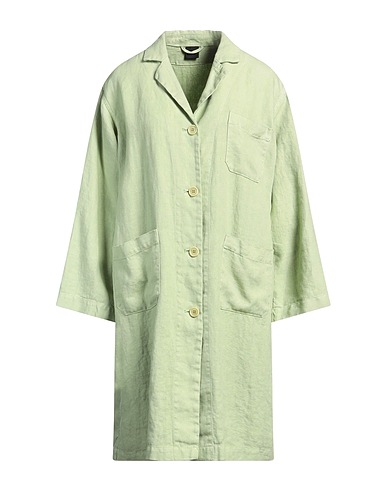 ASPESI Full-length jacket Light green 100% Linen